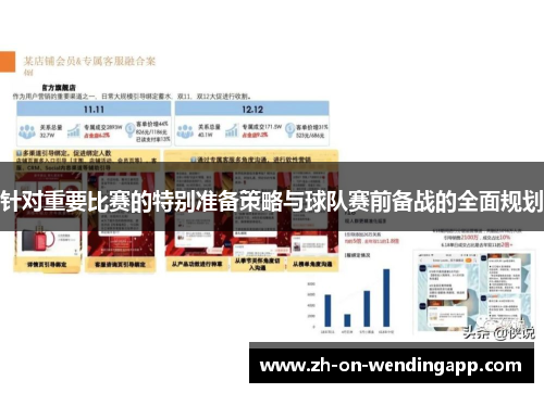针对重要比赛的特别准备策略与球队赛前备战的全面规划